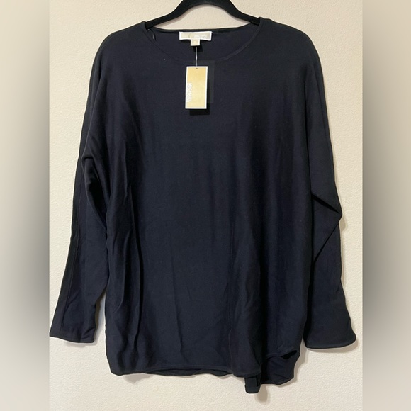 G - Michael Kors Black Knit Top - Picture 1 of 4